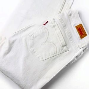 Levi’s White Jeans